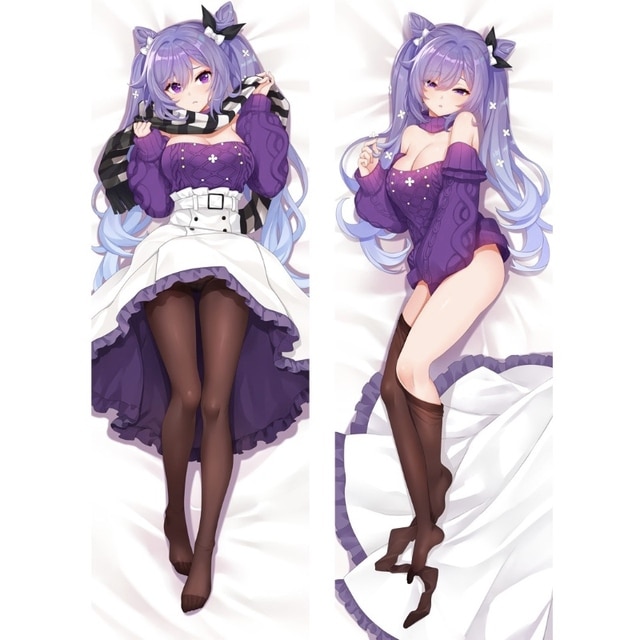 Genshin Impact Dakimakura - Keqing Sexy Body Cushion Double-sided Pillowcase