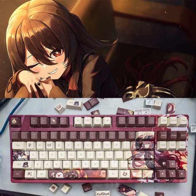 Genshin Impact Keycaps - Character Bikini Ganyu Game PBT Keycap (Copy)