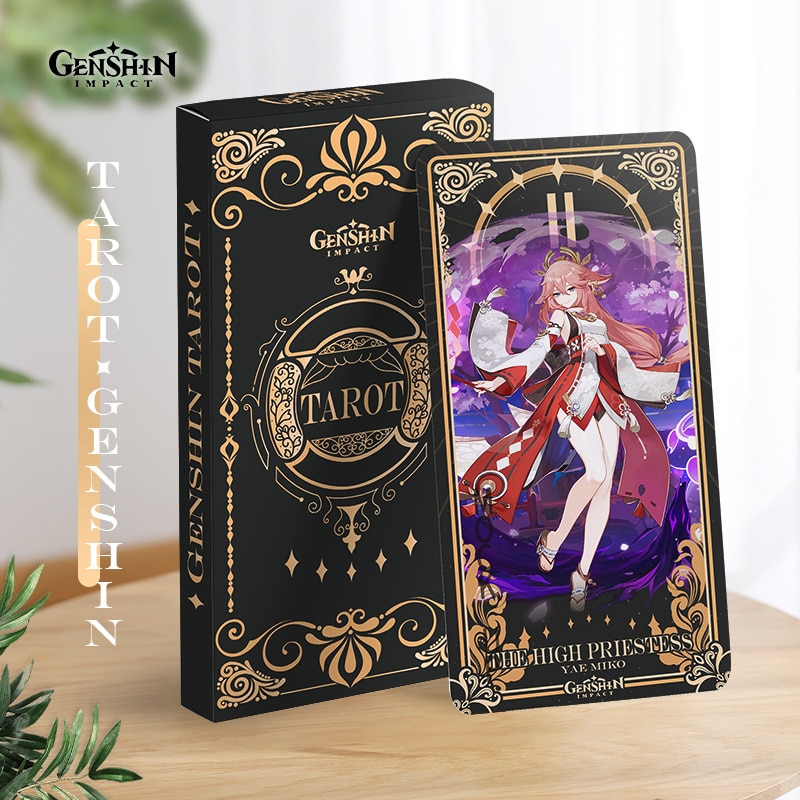 Genshin Impact Playing Cards - 22 Pcs/Set Game Genshin Impact Tarot Card